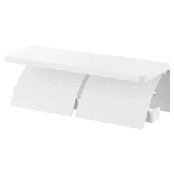 Yamazaki Toiletrulleholder i metal. Double, Hvid