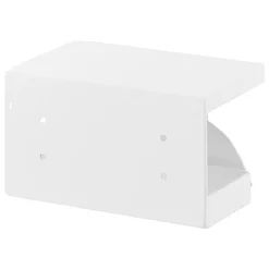 Yamazaki Toiletrulleholder i metal. Single, Hvid