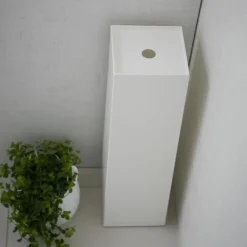 Yamazaki Tower beholder til toiletpapir til hjørnet - Hvid