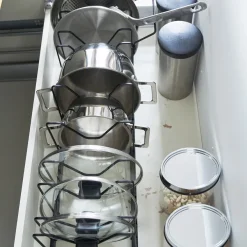 Yamazaki Tower holder til grydelåg, SORT
