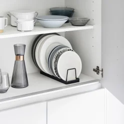Yamazaki Tower Holder til Tallerkener, Sort