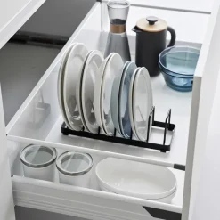 Yamazaki Tower Holder til Tallerkener, Sort