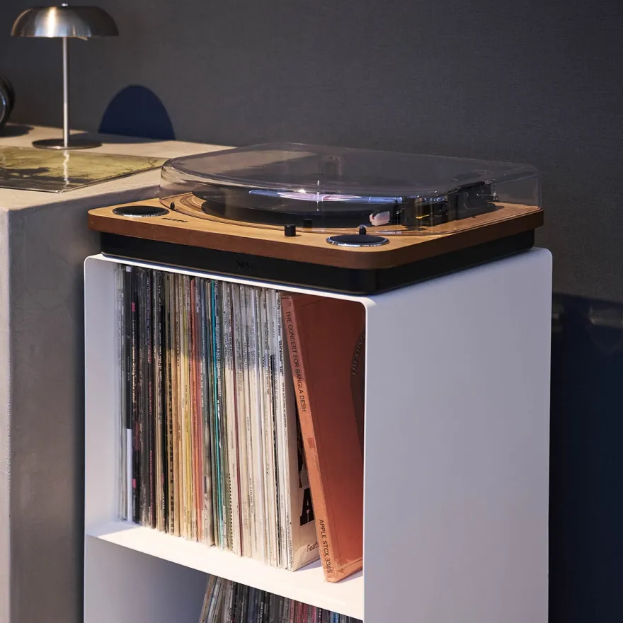 Yamazaki Tower Opbevaringsmøbel til LP plader, Hvid