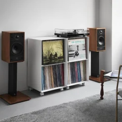 Yamazaki Tower Opbevaringsmøbel til LP plader, Hvid