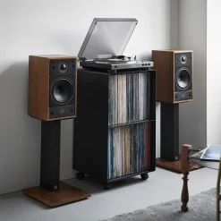 Yamazaki Tower Opbevaringsmøbel til LP plader, Sort