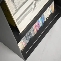 Yamazaki Tower Opbevaringsmøbel til LP plader, Sort