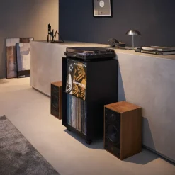 Yamazaki Tower Opbevaringsmøbel til LP plader, Sort