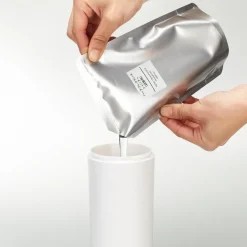 Yamazaki Tower sæbedispenser - Hvid, rund