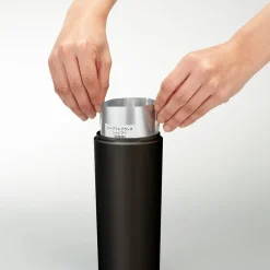Yamazaki Tower sæbedispenser - Sort, rund