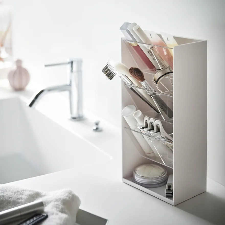 Yamazaki Tower Slanted Make-up organizer