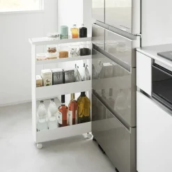Yamazaki Tower SLIM rullevogn - Hvid