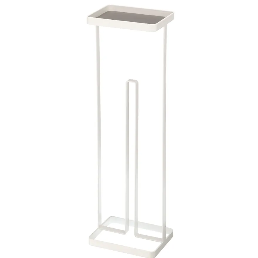 Yamazaki Tower stander til toiletpapir - Hvid