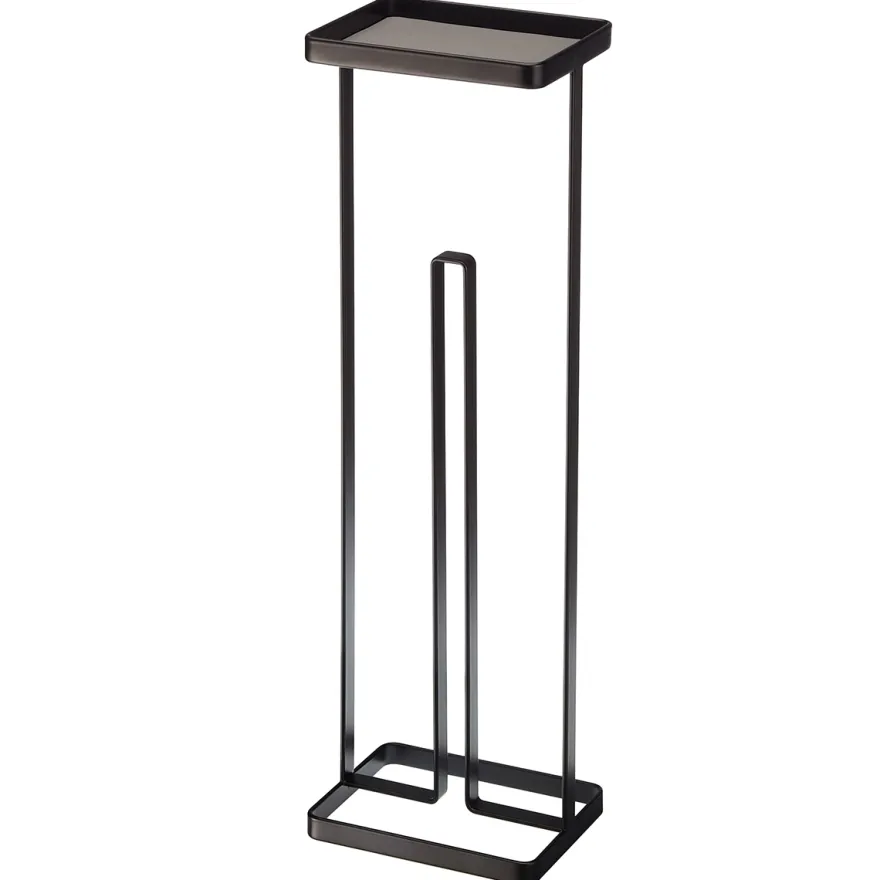 Yamazaki Tower stander til toiletpapir - Sort