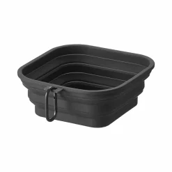 Yamazaki Transportabel skål til dyrefoder, Sort, LARGE
