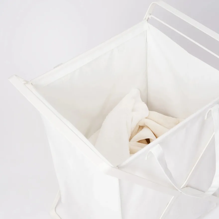 Yamazaki Vasketøjskurv FOLDABLE - Hvid