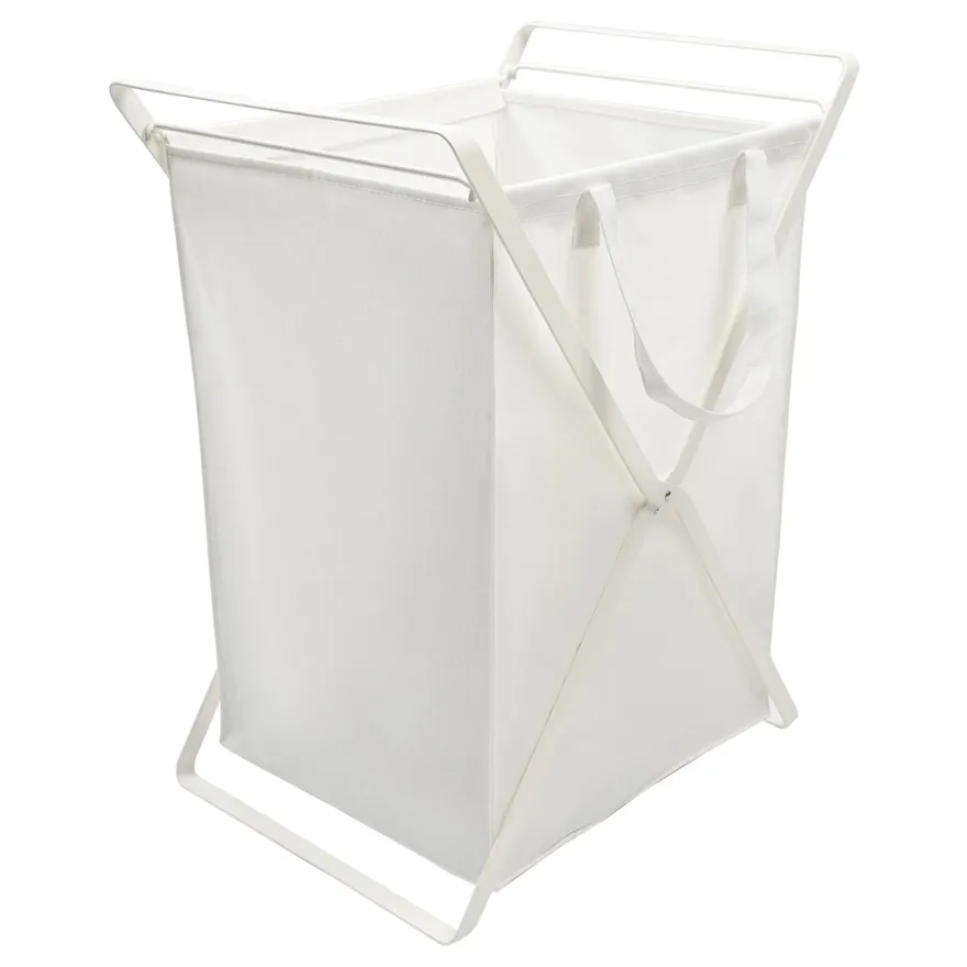 Yamazaki Vasketøjskurv FOLDABLE - Hvid