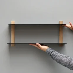 Yoshi hylde - Sort 3x2