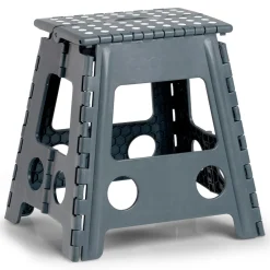 Zeller Foldeskammel i plast, 39 cm, Antracitgrå
