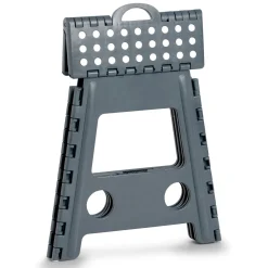 Zeller Foldeskammel i plast, 39 cm, Antracitgrå