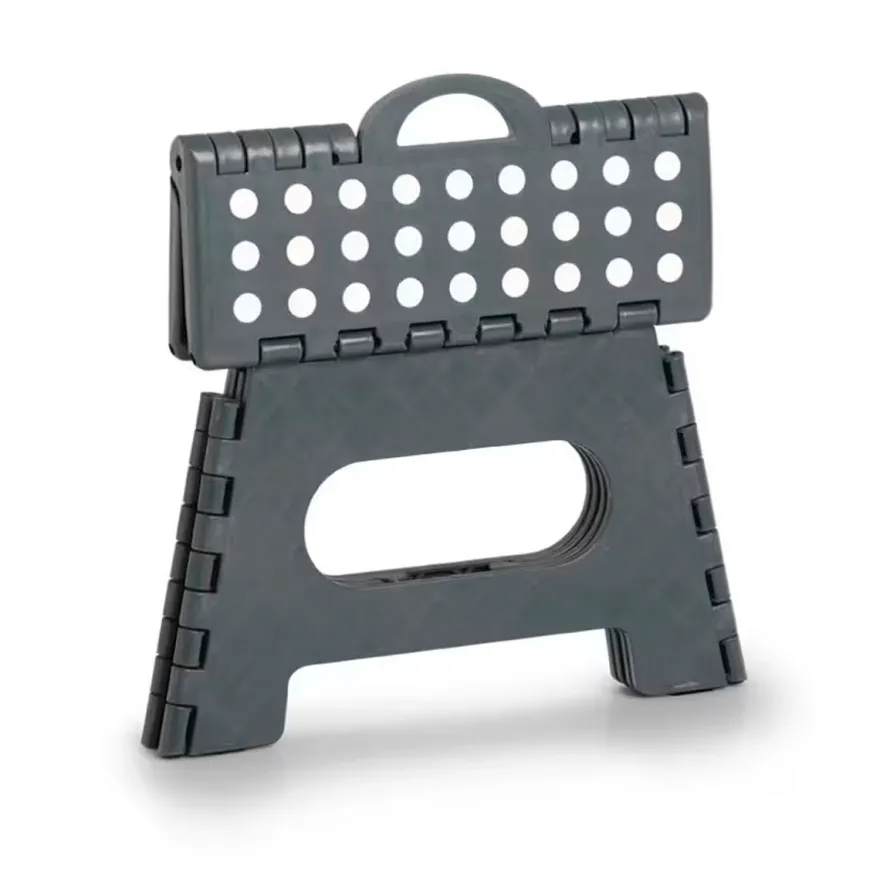 Zeller Foldeskammel i Plast - 22 cm, Antracitgrå
