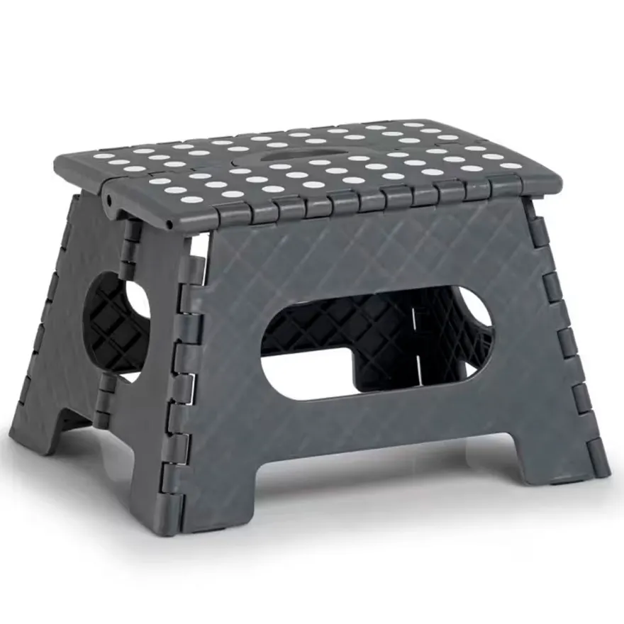 Zeller Foldeskammel i Plast - 22 cm, Antracitgrå