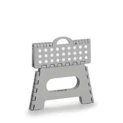 Zeller Foldeskammel i Plast - 22 cm, Grå