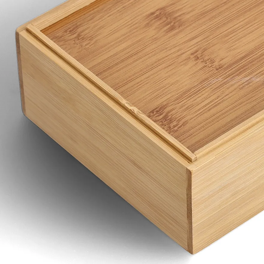 Zeller Hamborg Skuffekasse i bambus - str 2 - 23 x 15 x 7cm