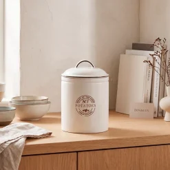 Zeller Kartoffelkrukke i Keramik - Hvid, 2900 ml
