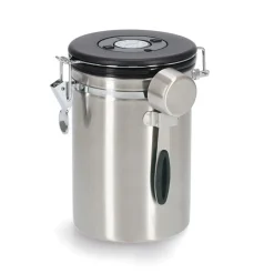Zeller Lufttæt kaffedåse med ske - 1700ml. - Rustfrit stål