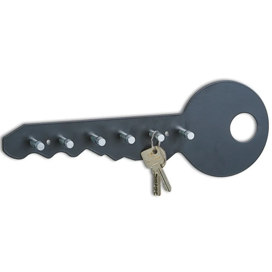 Zeller Nøgleholder i sort metal - Key