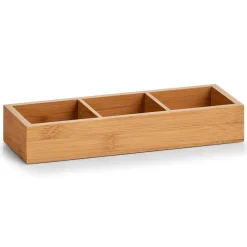 Zeller Organizer med 3 rum i Bambus, Hamborg