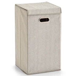 Zeller Single Vasketøjskurv "Alberte" - Stripes, Beige