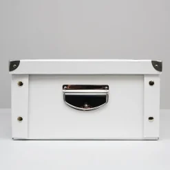 Zeller Æske i pap - Billie - 40x33 cm - HVID
