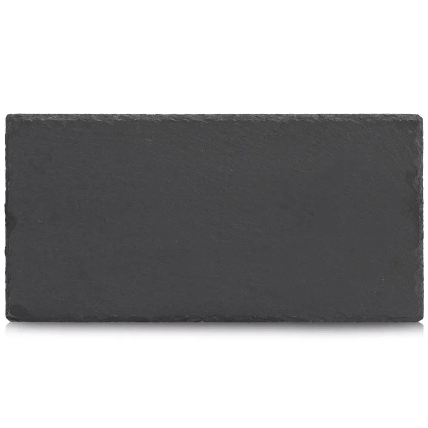 Zeller Skiferplade til servering 30x15 cm. Pakke med 10 stk
