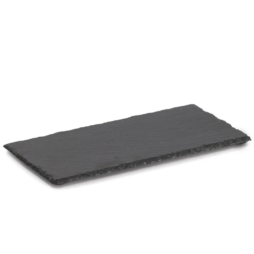 Zeller Skiferplade til servering 30x15 cm. Pakke med 10 stk