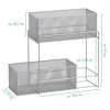 Zeller Skuffemodul med 2 skuffer - Mesh