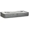 Zeller "Under bed" storage Stofkurv - GRÅ
